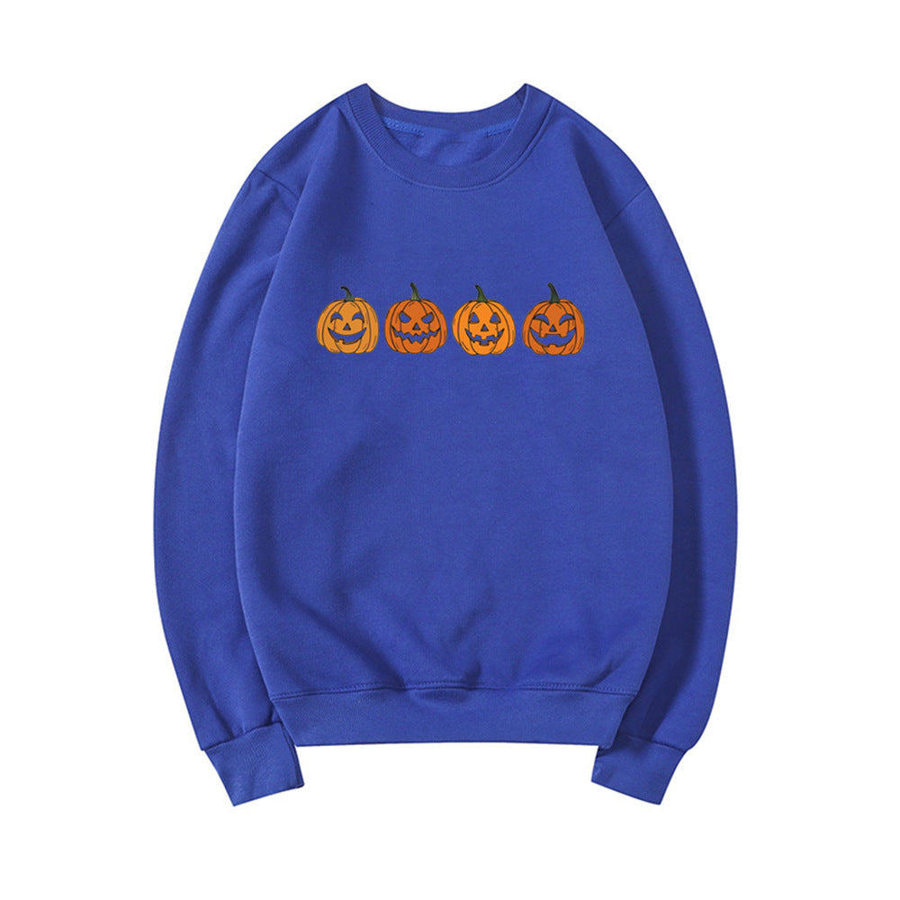 Halloween Ond Græskarhoved Sweater Sjovt Trykt Mode Fest Hættetrøje