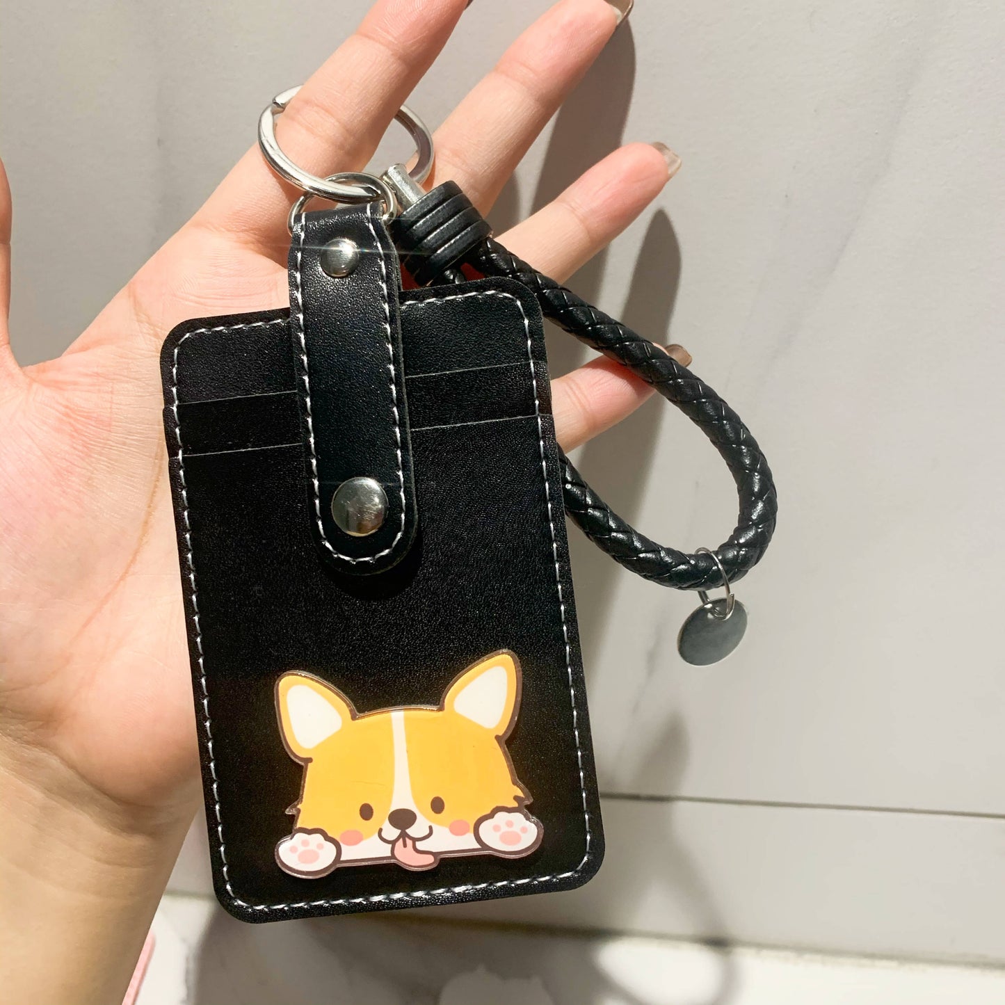 Cute corgi card bag