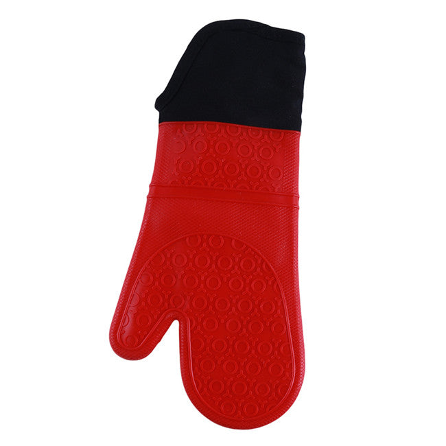 Long thick silicone insulated gloves