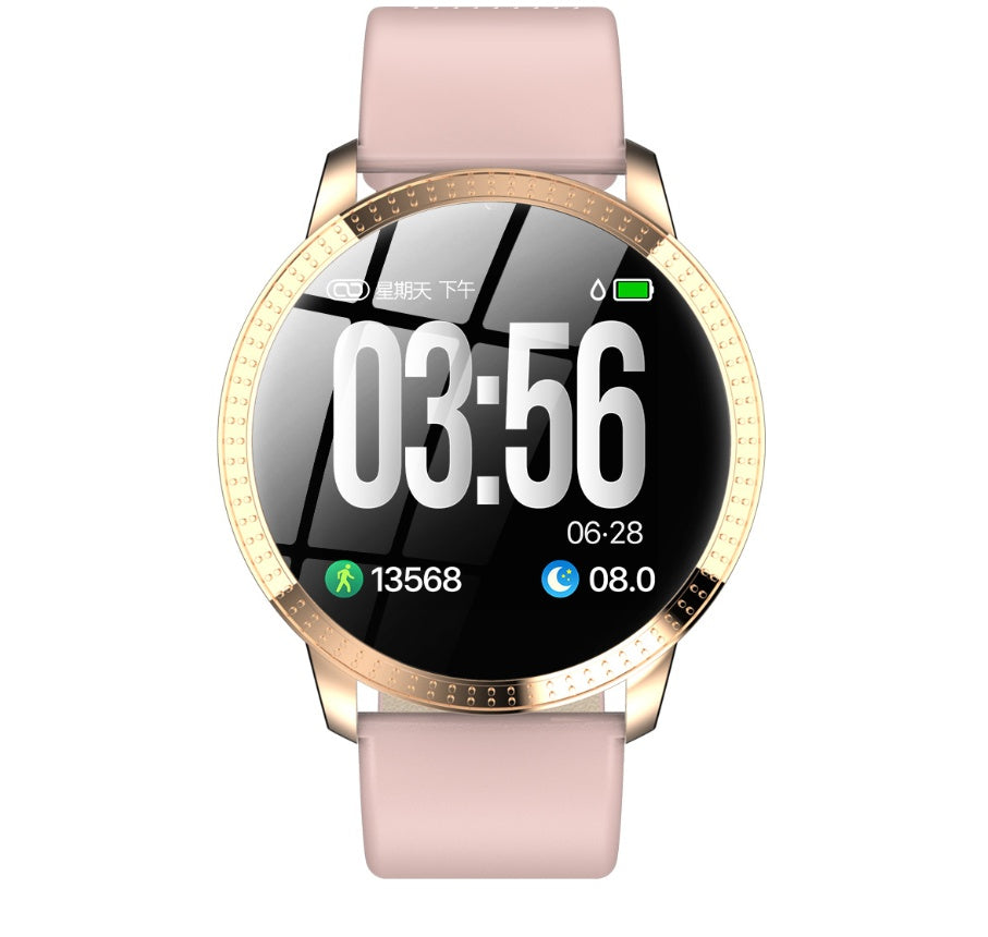 Metal round screen smart bracelet