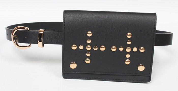 Korean Style Studded Fashion Women's Belt Bag