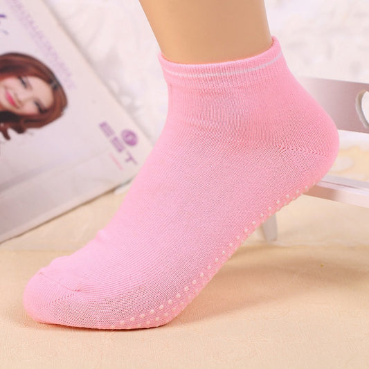 Pure color massage floor socks casual ladies