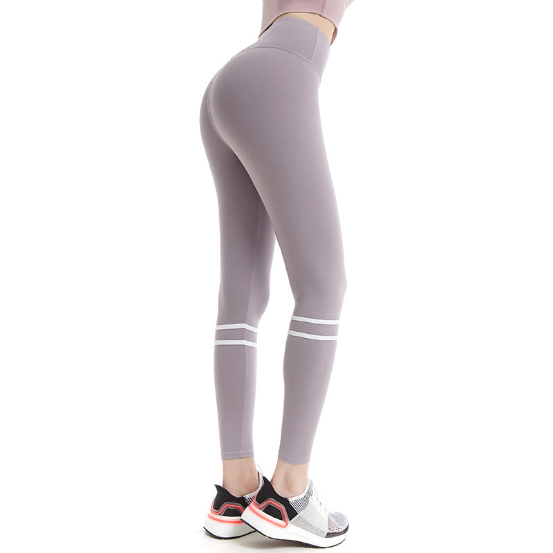 Colorblock Yoga Cropped Pants