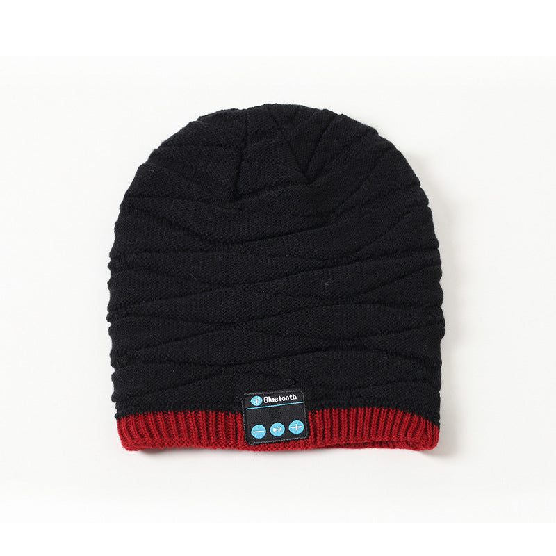 Wireless bluetooth headset cap knitting