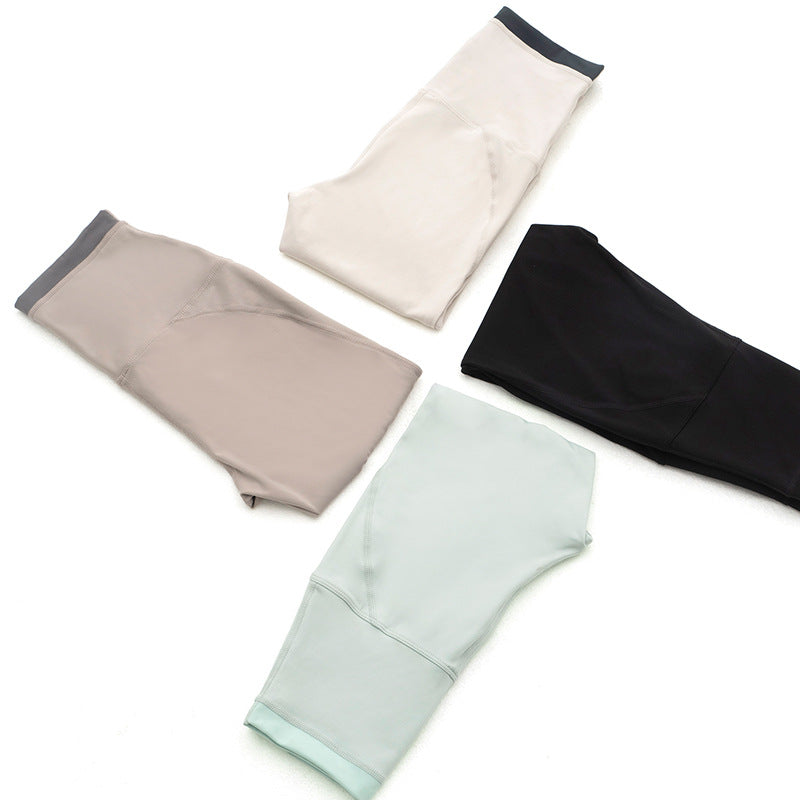 Anti-roll Sports Leggings Plus Size Stretch