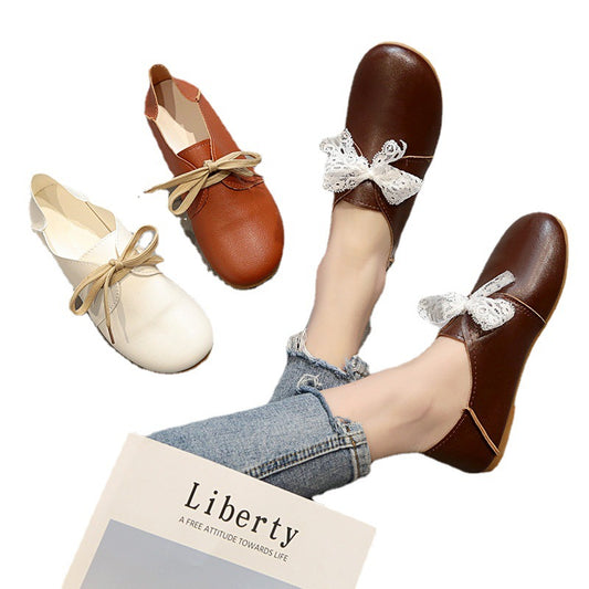 New Gentle Fairy Spring And Summer French Single Shoes