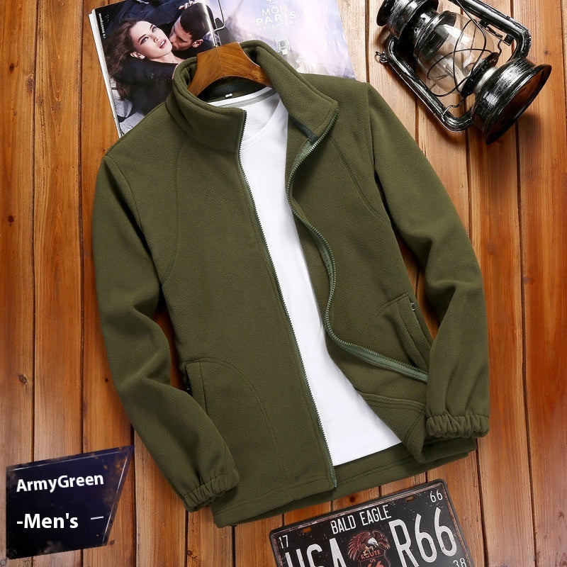 Outdoor Sports Women's Fleece Cardigan Sweater Fleece Top
