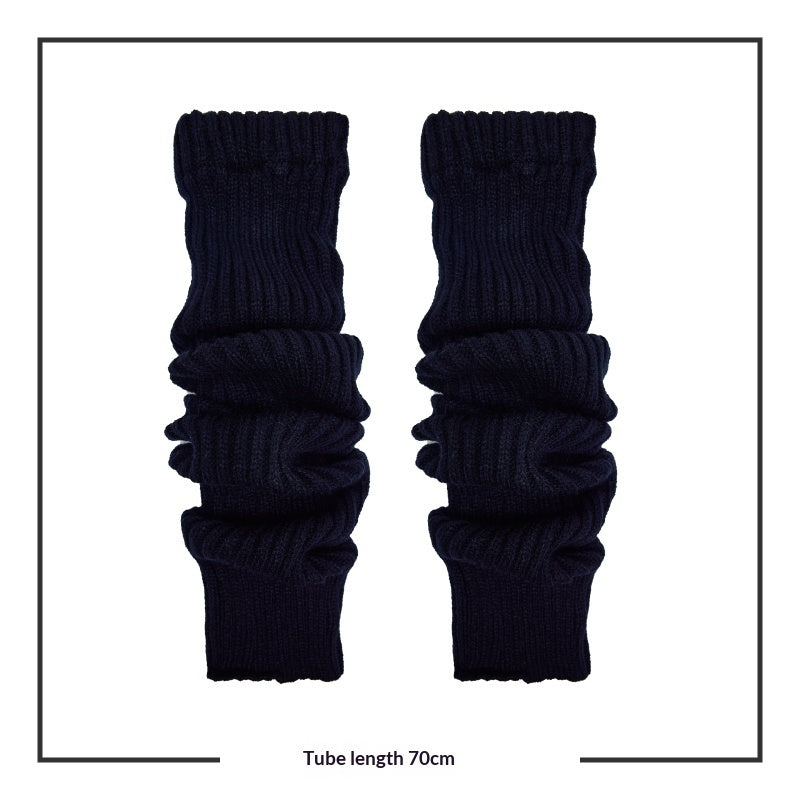 Long Tube Stacked Knitted Socks 70cm