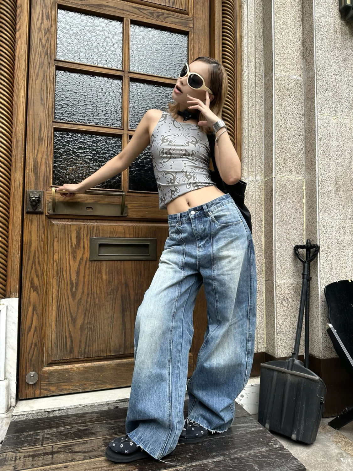 High Waist Slimming Casual Straight Pants