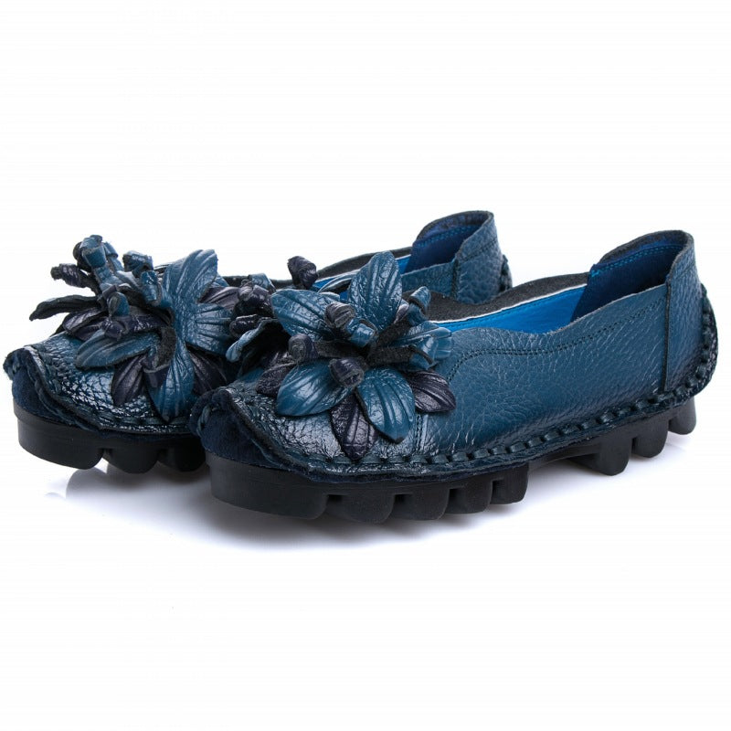 Women's Soft Sole Shallow Mouth Flat Maternity Shoes