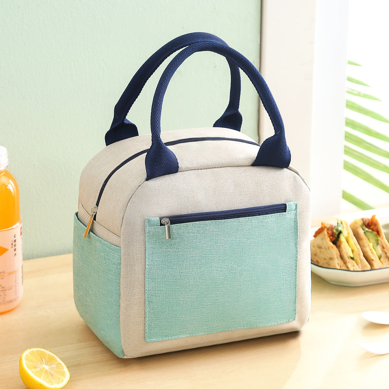 Aluminum Foil Thickening Waterproof Color Matching Lunch Insulation Bag