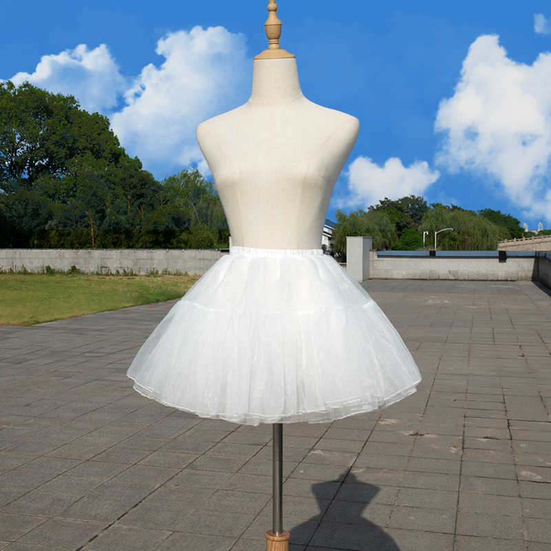 Short Four-layer Soft Veil Boneless Lolita Crinoline