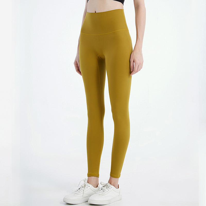 Sports Fitness Pants Women's Nude High Waist Buttocks