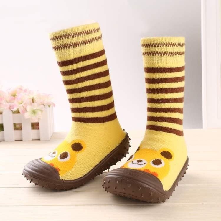 Thickened Non-slip Waterproof Floor Socks With Rubber Soles For Babies