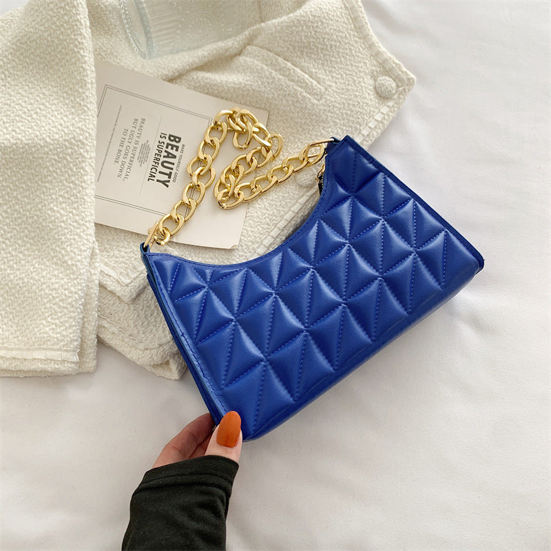 Women's Chain Handheld One Shoulder Small Square Bag