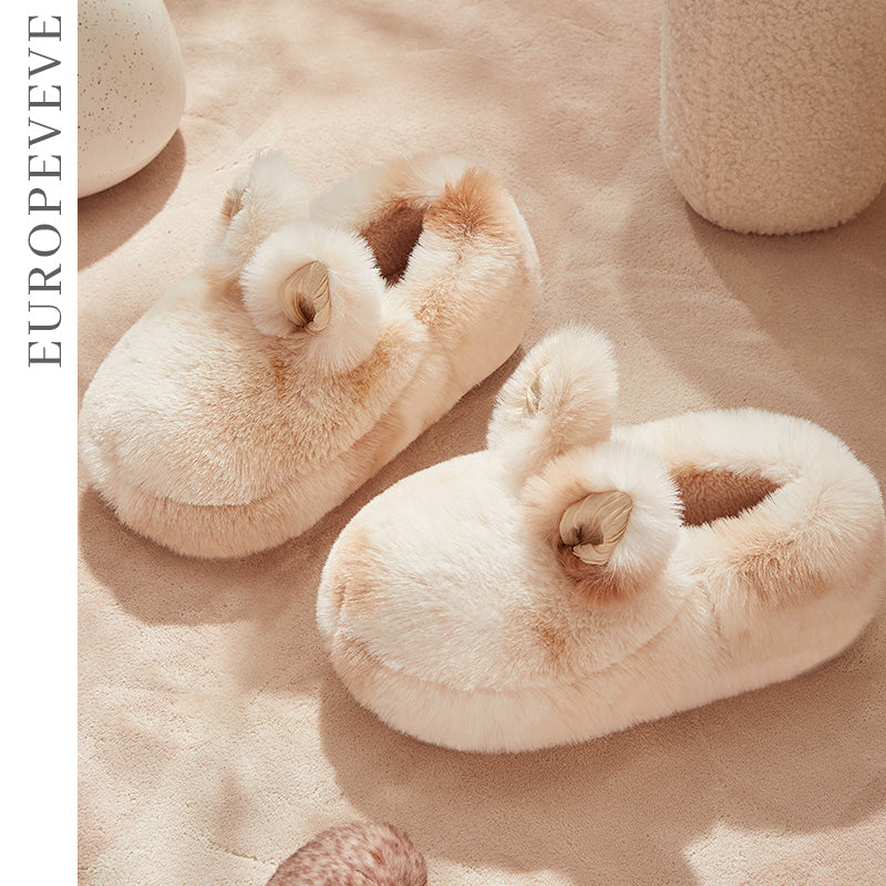 Cat Like Cotton Slippers For Women Autumn And Winter Home And Household Use