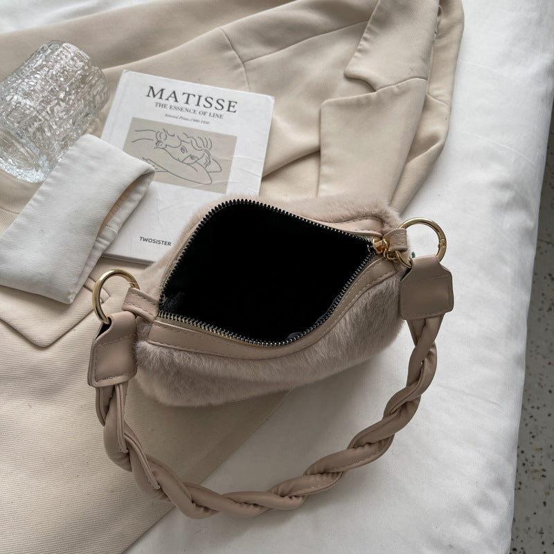 Fashion Small Square Bag With Cherry Pendant