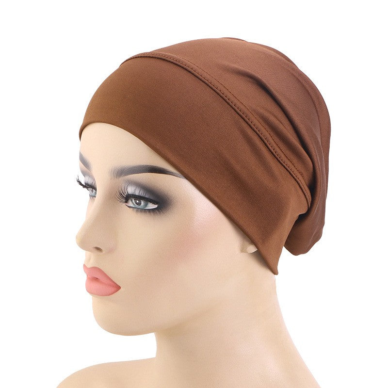 Ethnic Stretch Tam-o'-shanter Solid Color