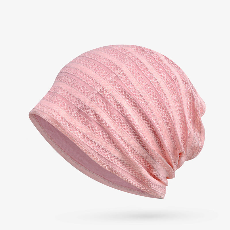 Women's Hollow Breathable Pullover Cap