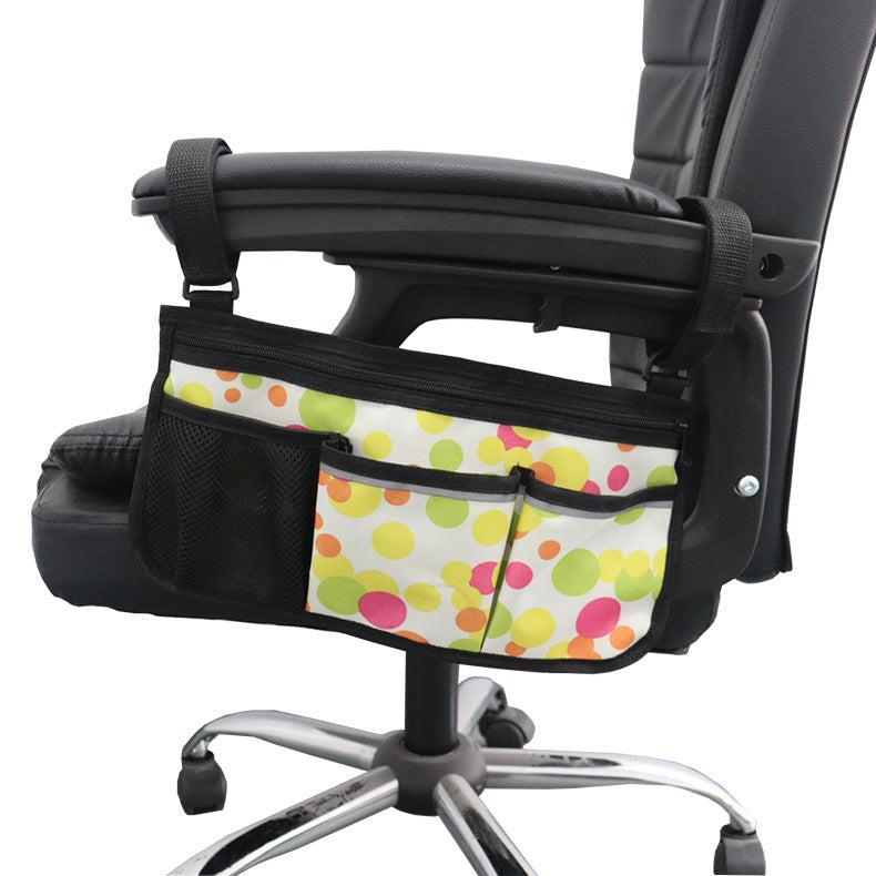 Adjustable Wheelchair Side Armrest Mesh Storage Bag