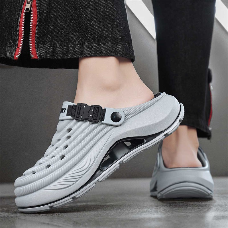 Beach Closed Toe Non-slip Thick Bottom Slip-on Slippers