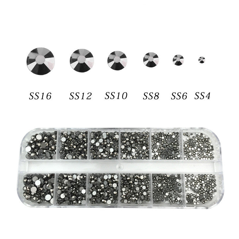 12-grid Mixed White Round Ornament Set
