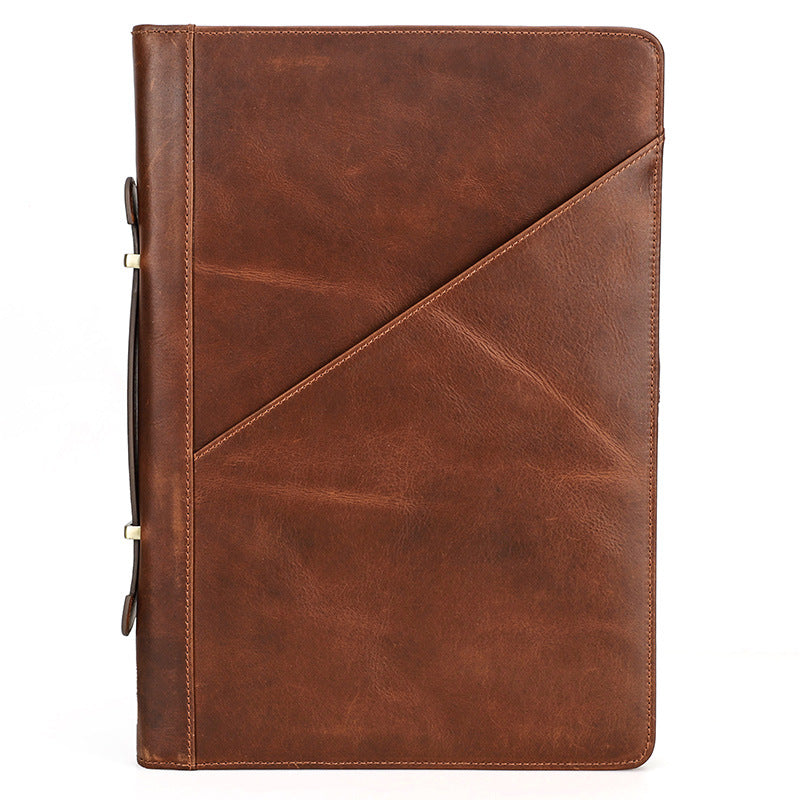 Genuine Leather Protective Case Laptop Handbag   14.2-inch