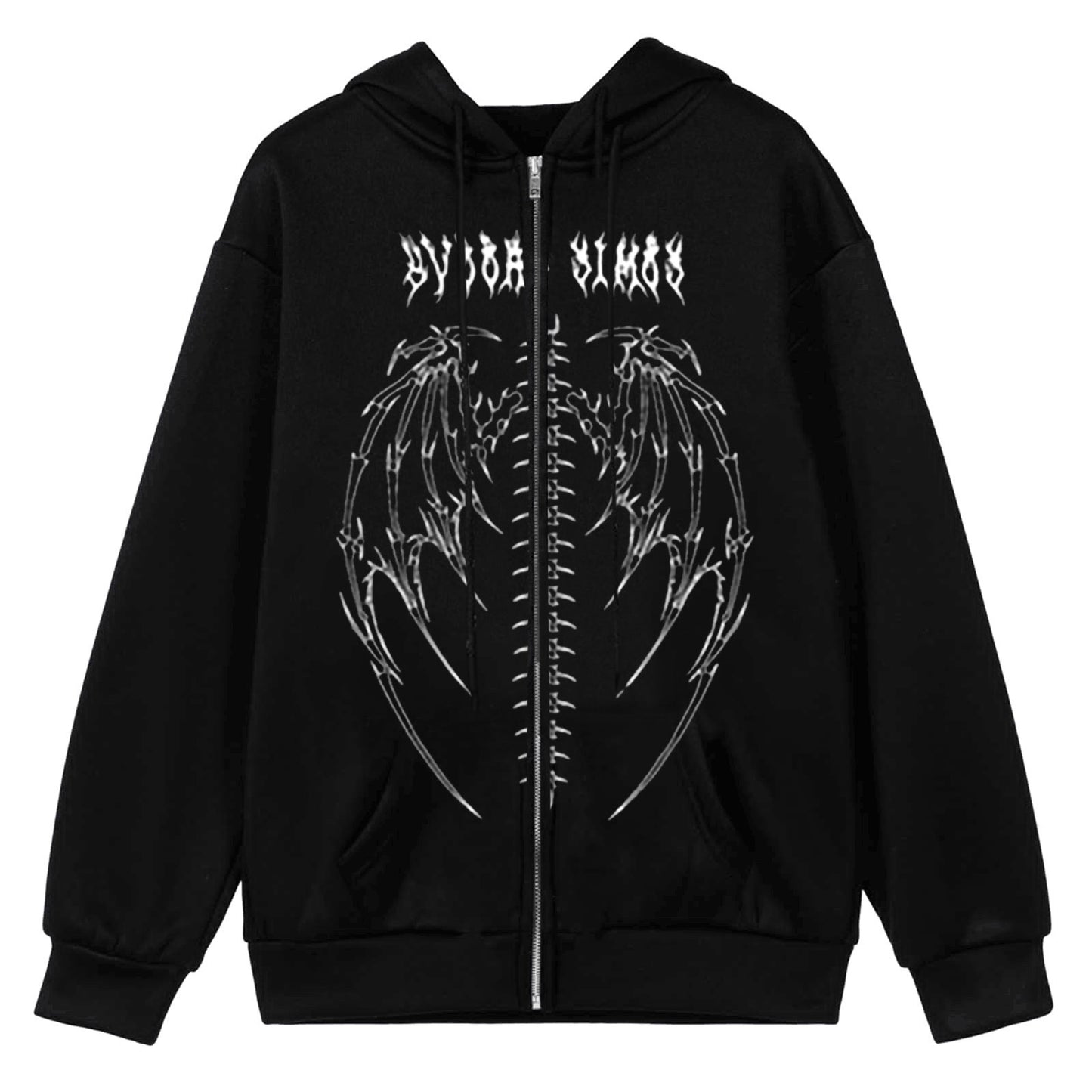 Halloween Women's Casual Fashion Butterfly Hot Drill Hoodie