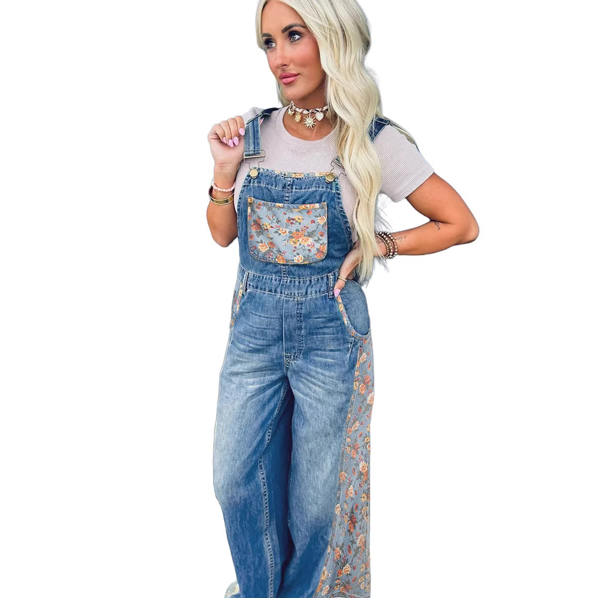 New Winter High Waisted Denim Overalls