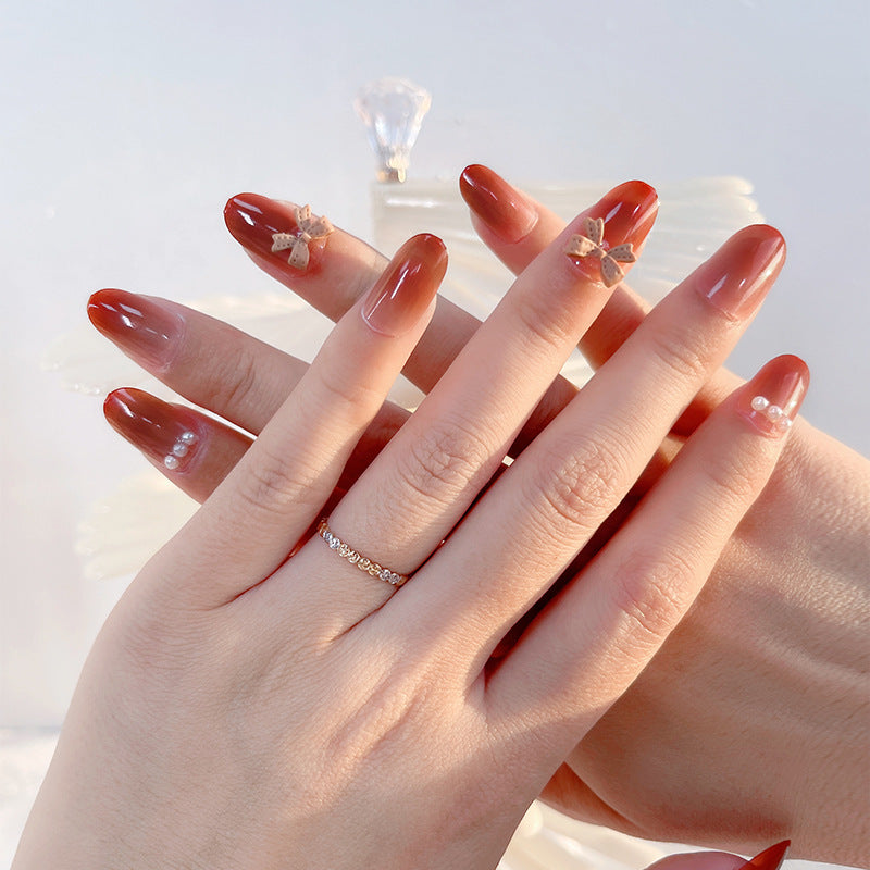 Butterfly Ballet Diamond Nail Removable Patch