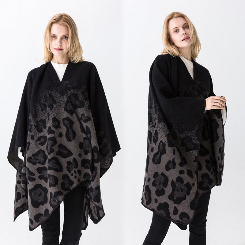 European And American Fashion Geometry Pattern Shawl Blanket Dual-use
