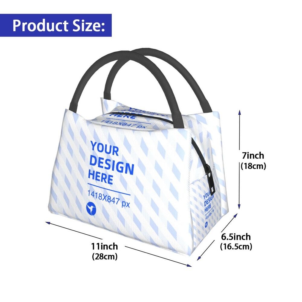 Portable Aluminum Foil Insulated Refrigerated Lunch Bag
