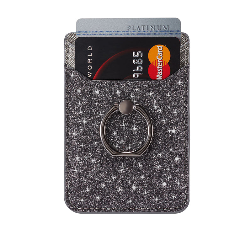 Phone back sticker card holder