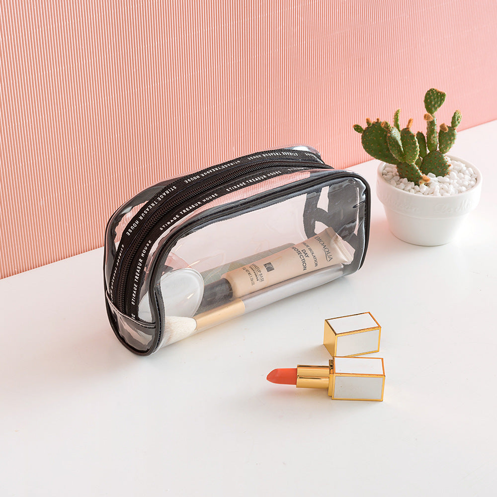 Transparent cosmetic bag wash bag