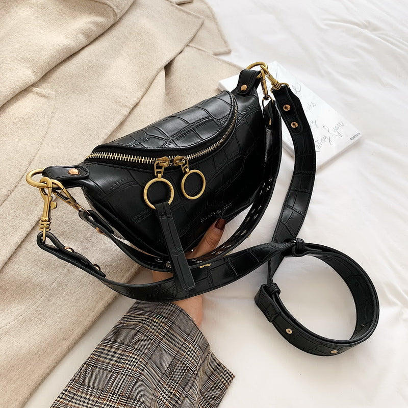 Trendy Korean Texture Messenger Bag Chain