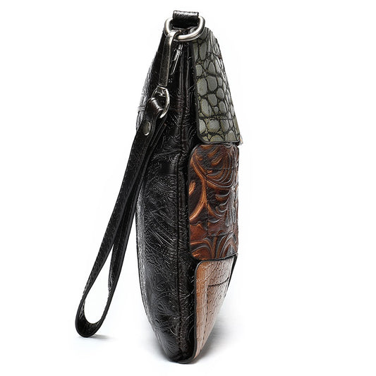 Women's hand bag in cow leather