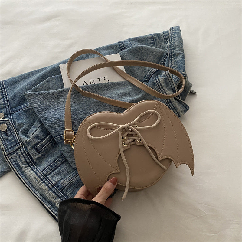 Hjerteformet taskerem, Bat Wings Skulder-/Crossbody-taske