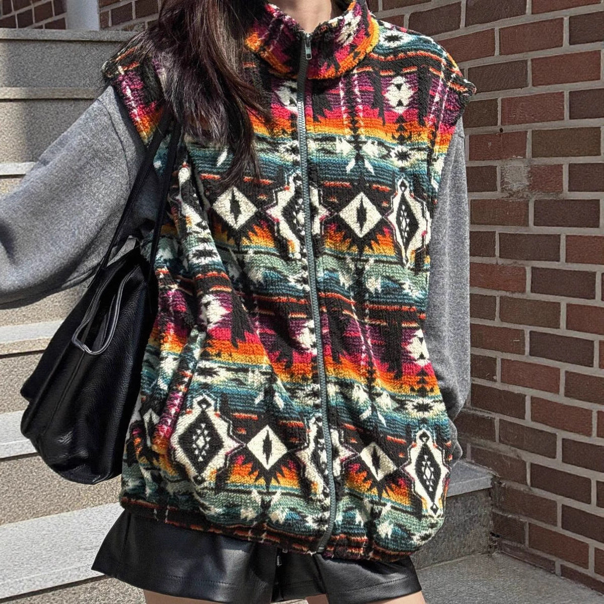 Women's Warm Plush Zip Jacket Coat
