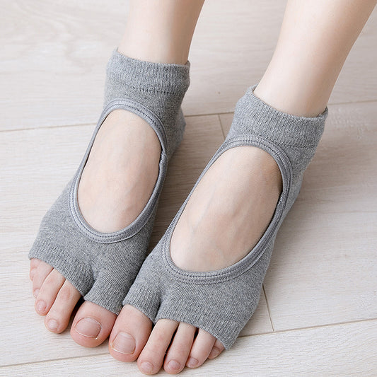 2 points yoga socks non-slip halter dance socks