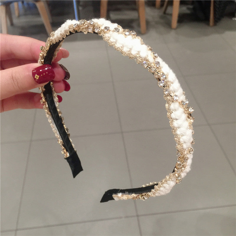 Simple Personality Wild Retro Chain Rhinestone Headband