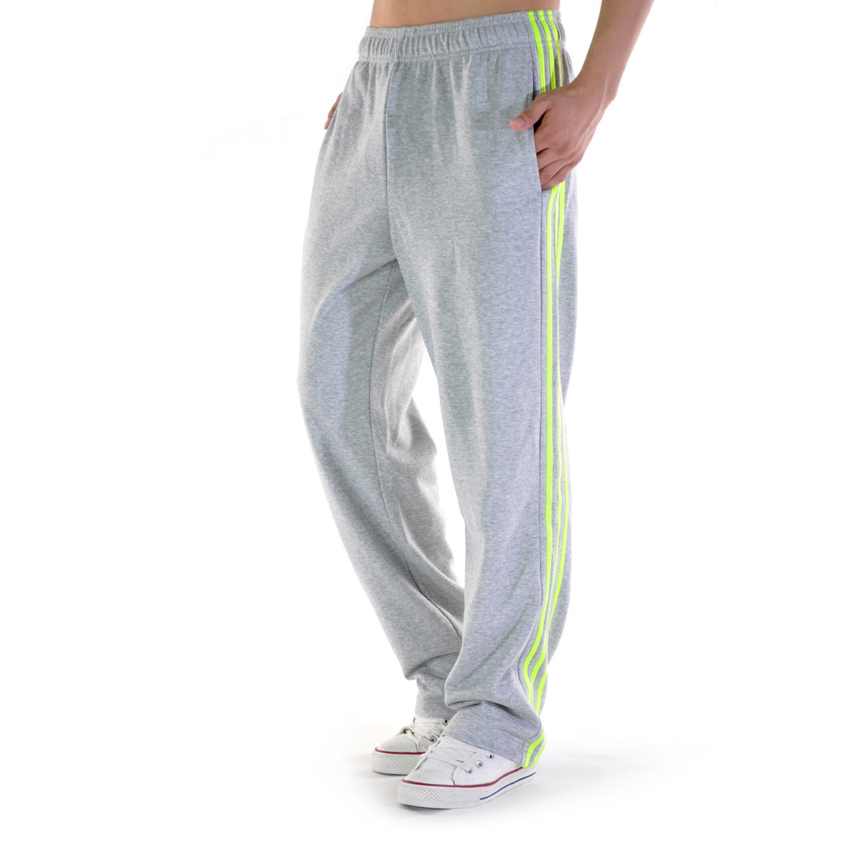 Three-bar spring cotton sports trousers