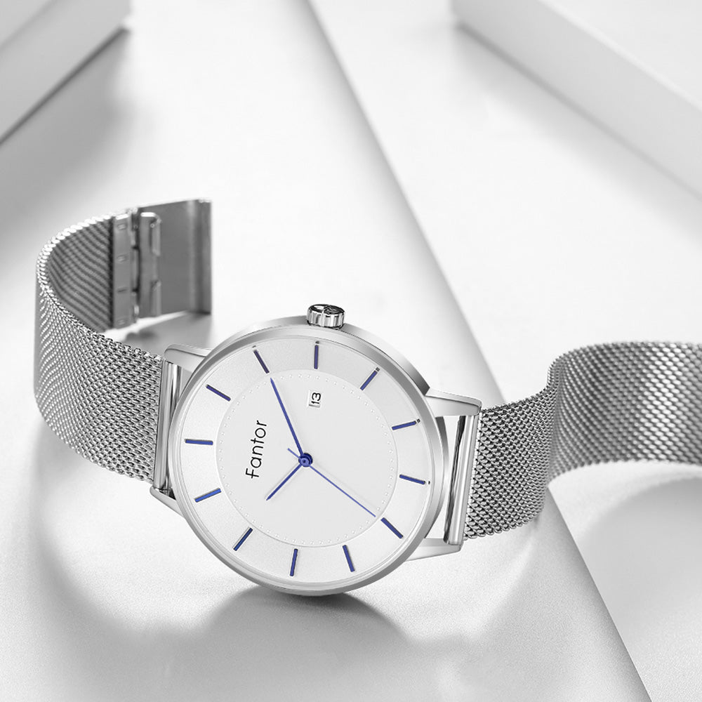Personalized mesh belt waterproof watch