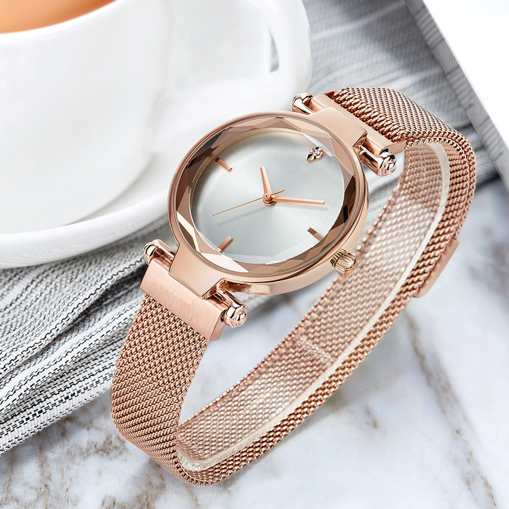 Ladies Fashion Mesh Band Quartz Watch