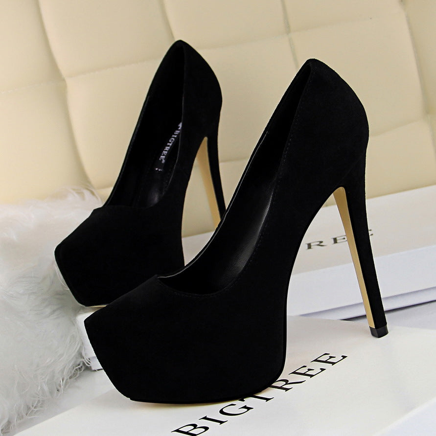 High Heeled Shoes Thin Heeled Women's Shoes Hate Sky High