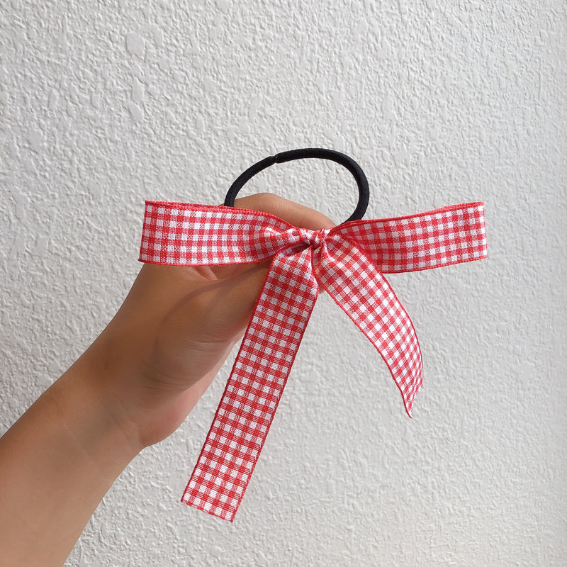Bow hairpin hair rope women