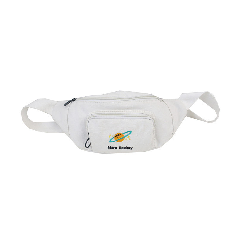 Printed canvas belt
