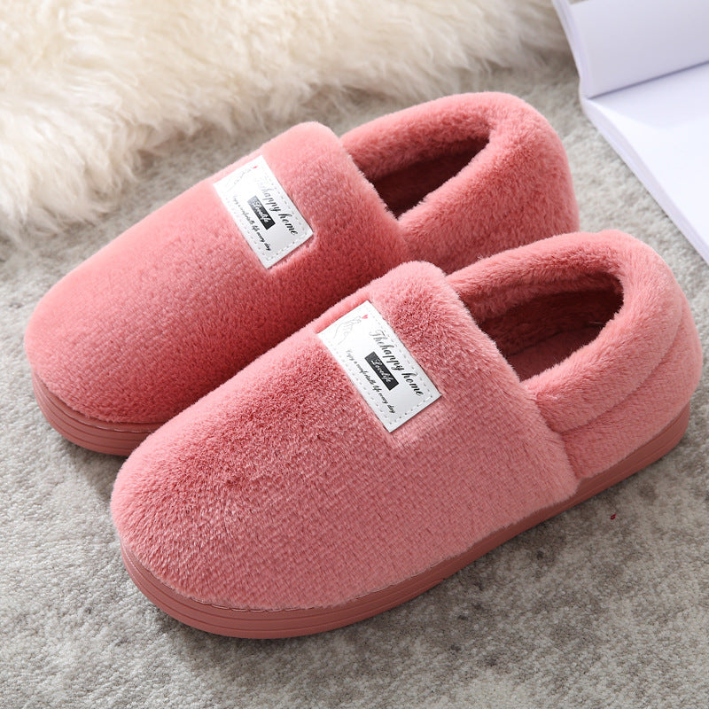 Bag heel cotton slippers
