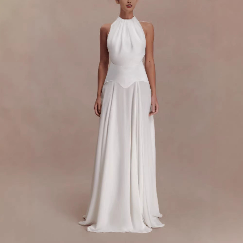 New Elegant Off-shoulder Long Party Dress