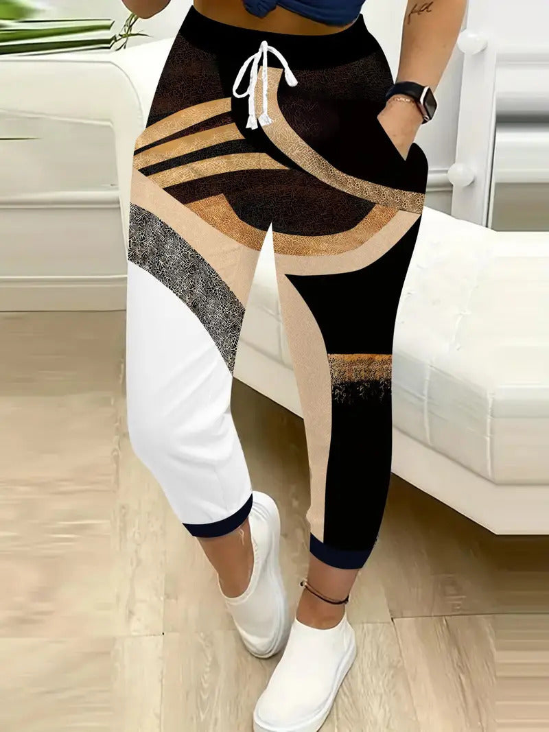 Women's Casual Trousers Lantern Ankle-tied Sports Pants