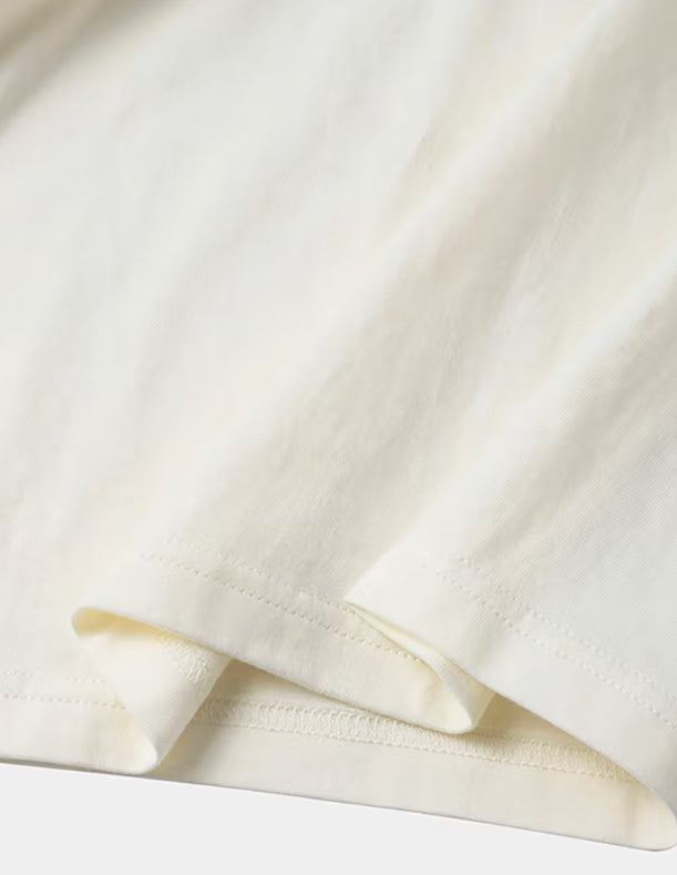 Heart- And Letter-Printed Cotton T-Shirt